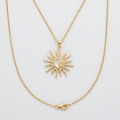 Skylar - Collier pendentif Celestial à strass pour femme