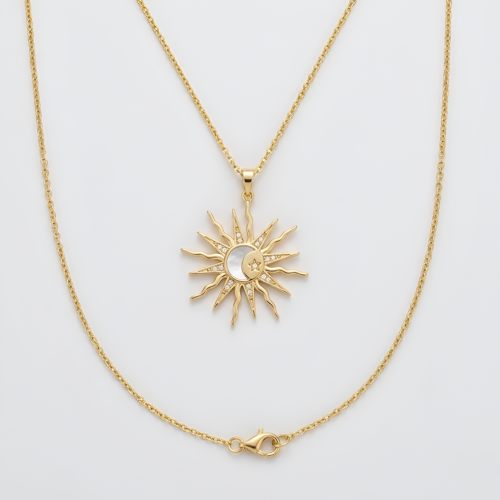 Skylar - Collier pendentif Celestial à strass pour femme