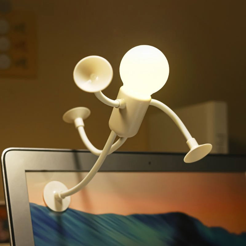 Lampe de table Robot | Design amusant | Éclairage LED | Lampe décorative