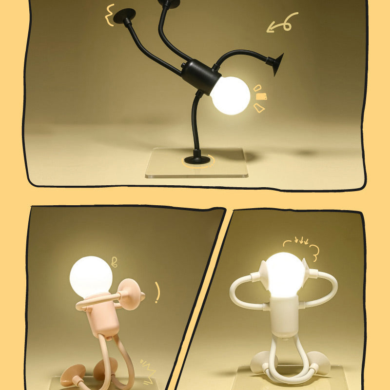Lampe de table Robot | Design amusant | Éclairage LED | Lampe décorative