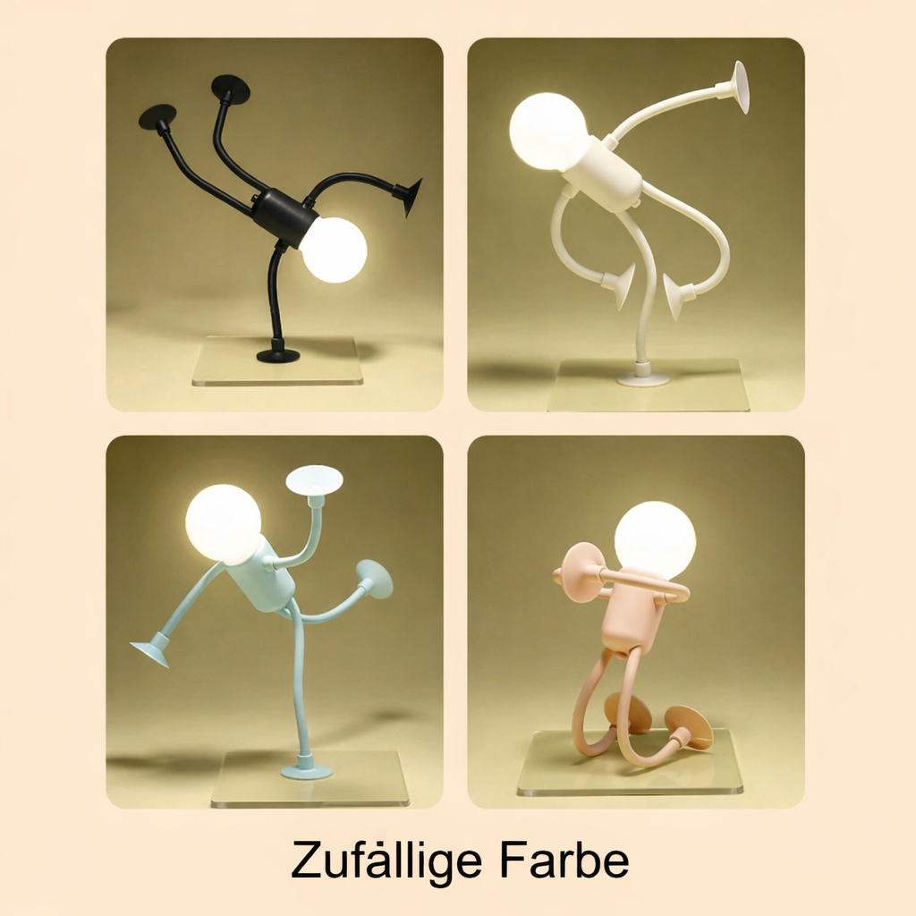 Lampe de table Robot | Design amusant | Éclairage LED | Lampe décorative