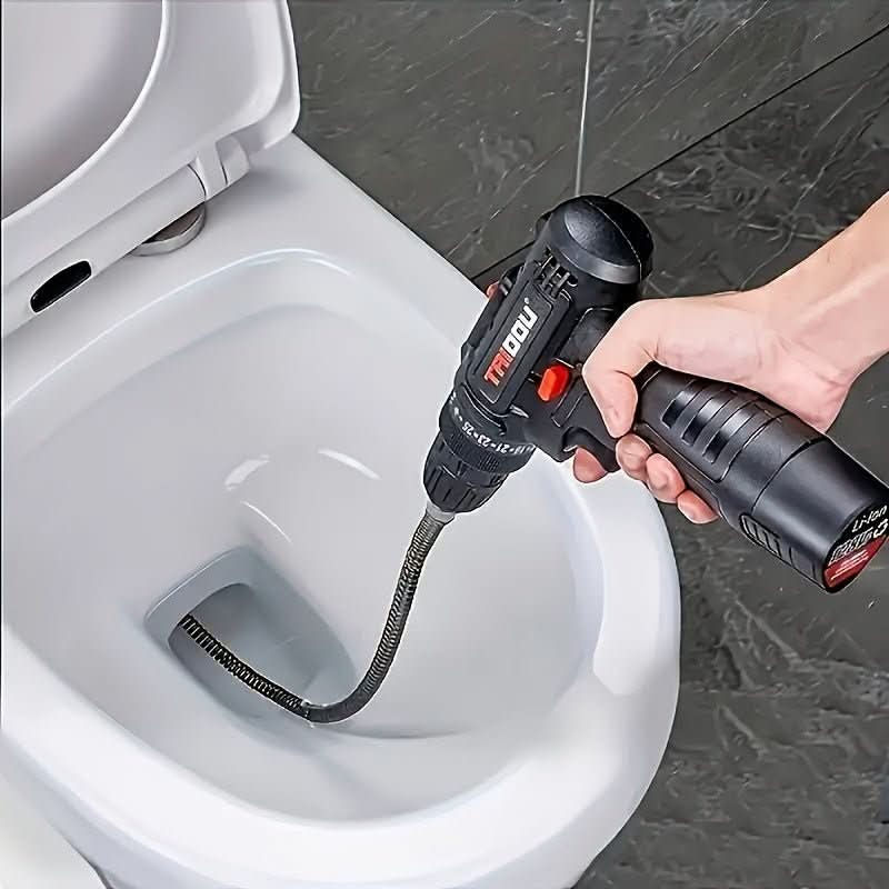 Déboucheur pour obstructions importantes | Spirale motorisée | Nettoyage flexible | PipeBuster