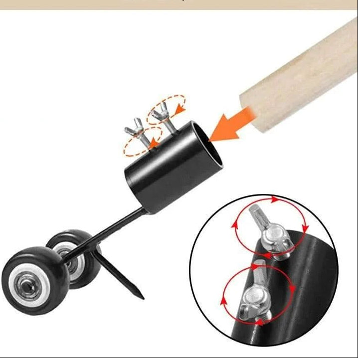 GREENGRIP - Désherbeur Ergonomique Deluxe pour un Entretien de Pelouse Sans Effort