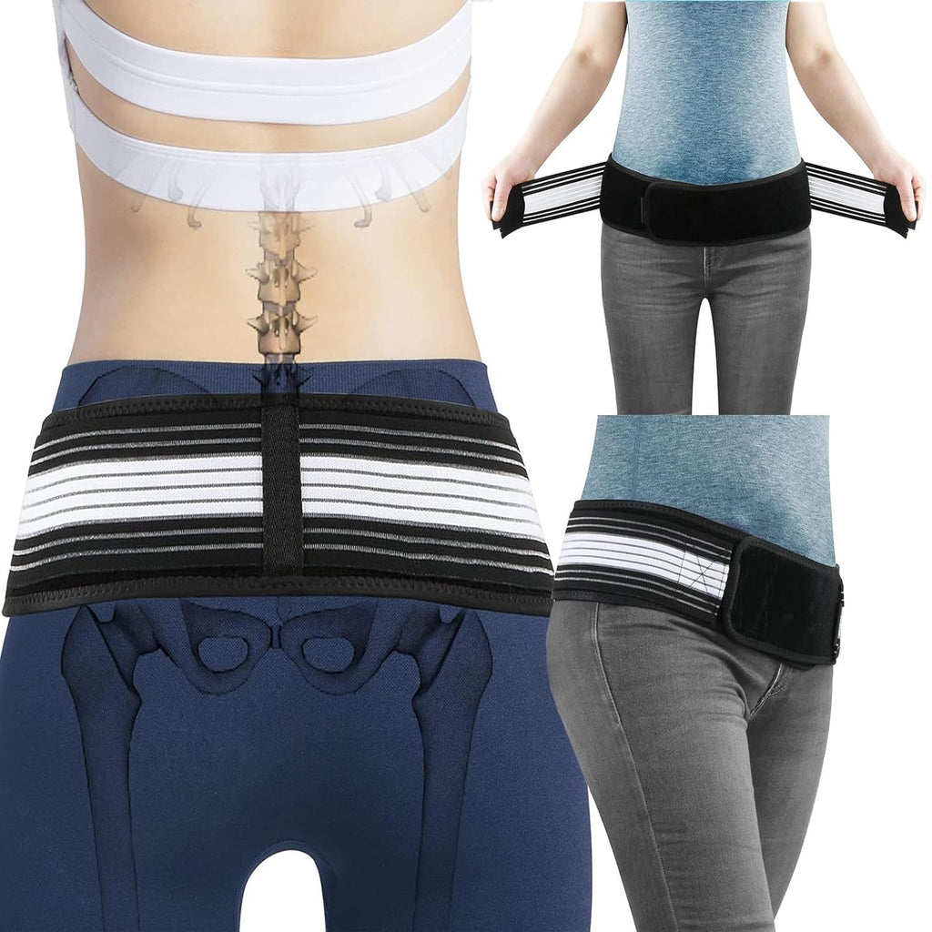 Soutien lombaire | Soulagement pour le sciatique | Ceinture de hanche réglable | BackTherapy