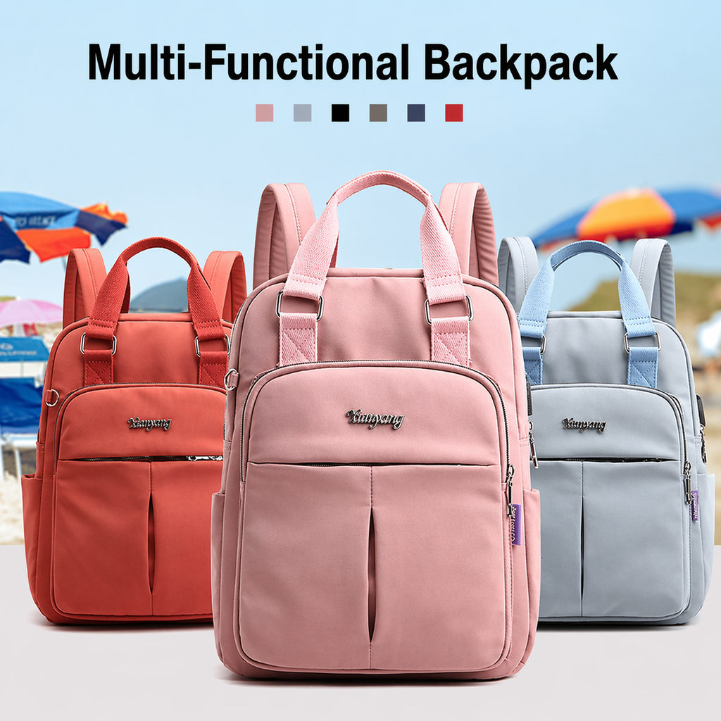 Sac à dos avec fonction de chargement USB | Imperméable | Multi-poches | UrbanFlow