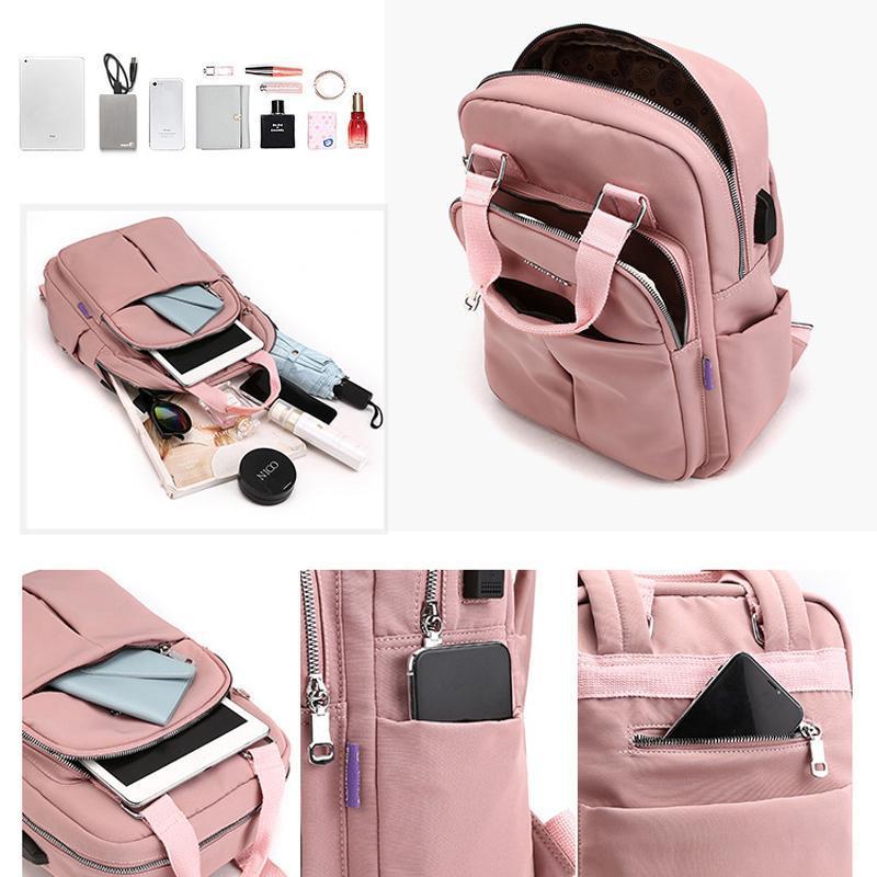 Sac à dos avec fonction de chargement USB | Imperméable | Multi-poches | UrbanFlow