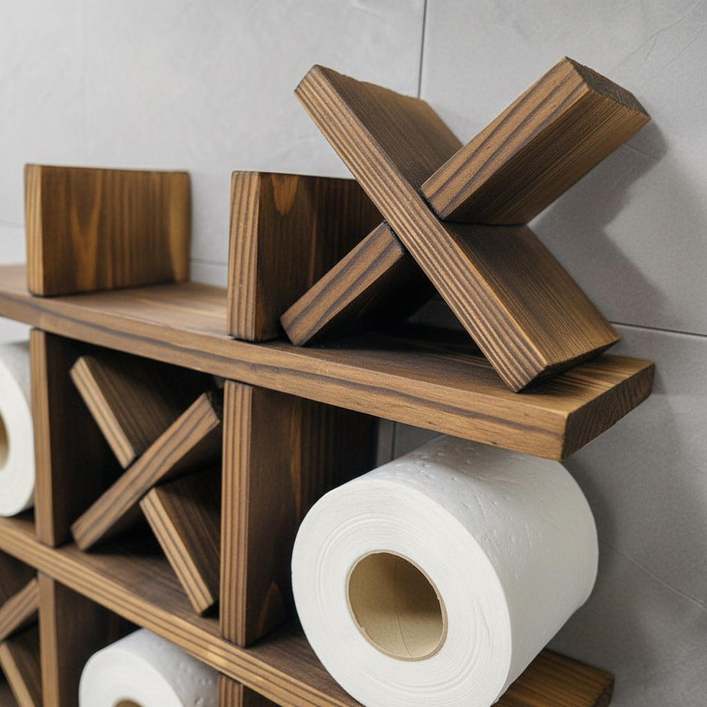 Étagère murale rustique en bois - PineGrid