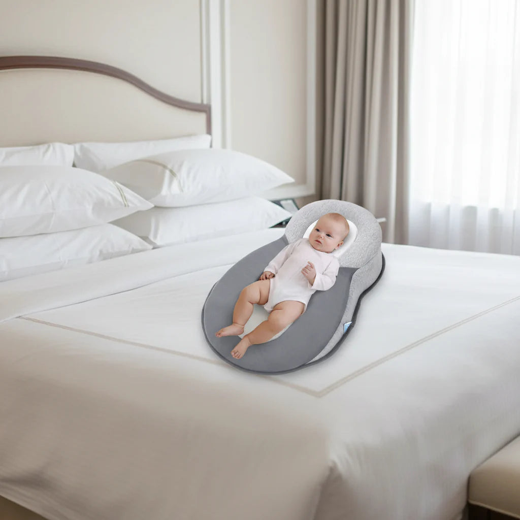 NESTLENAP Coussin pour Bébé – Coussin Ergonomique pour un Sommeil Sûr des Bébés