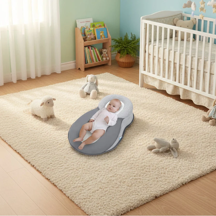 NURSENEST – Coussin pour Bébé – Positionnement Doux pour un Confort Quotidien