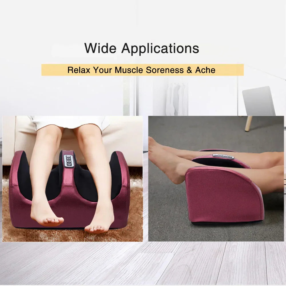 Appareil de massage électrique pour les pieds avec chauffage et thérapie shiatsu - RelaxFoot