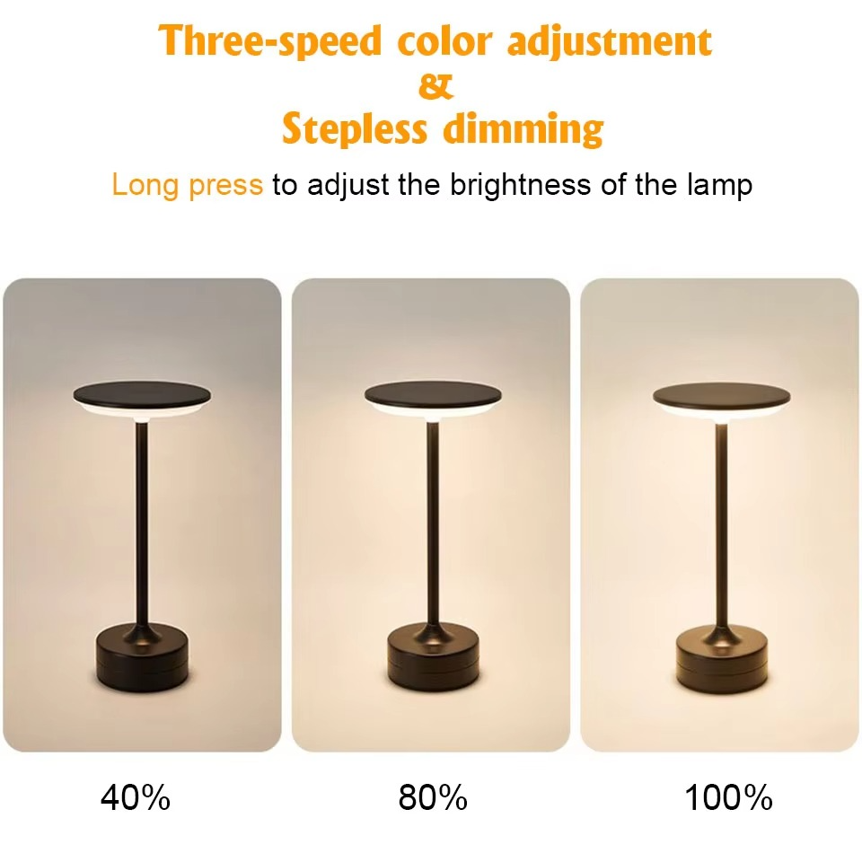 Skanto | Lampe de table LED à capteur tactile rechargeable USB