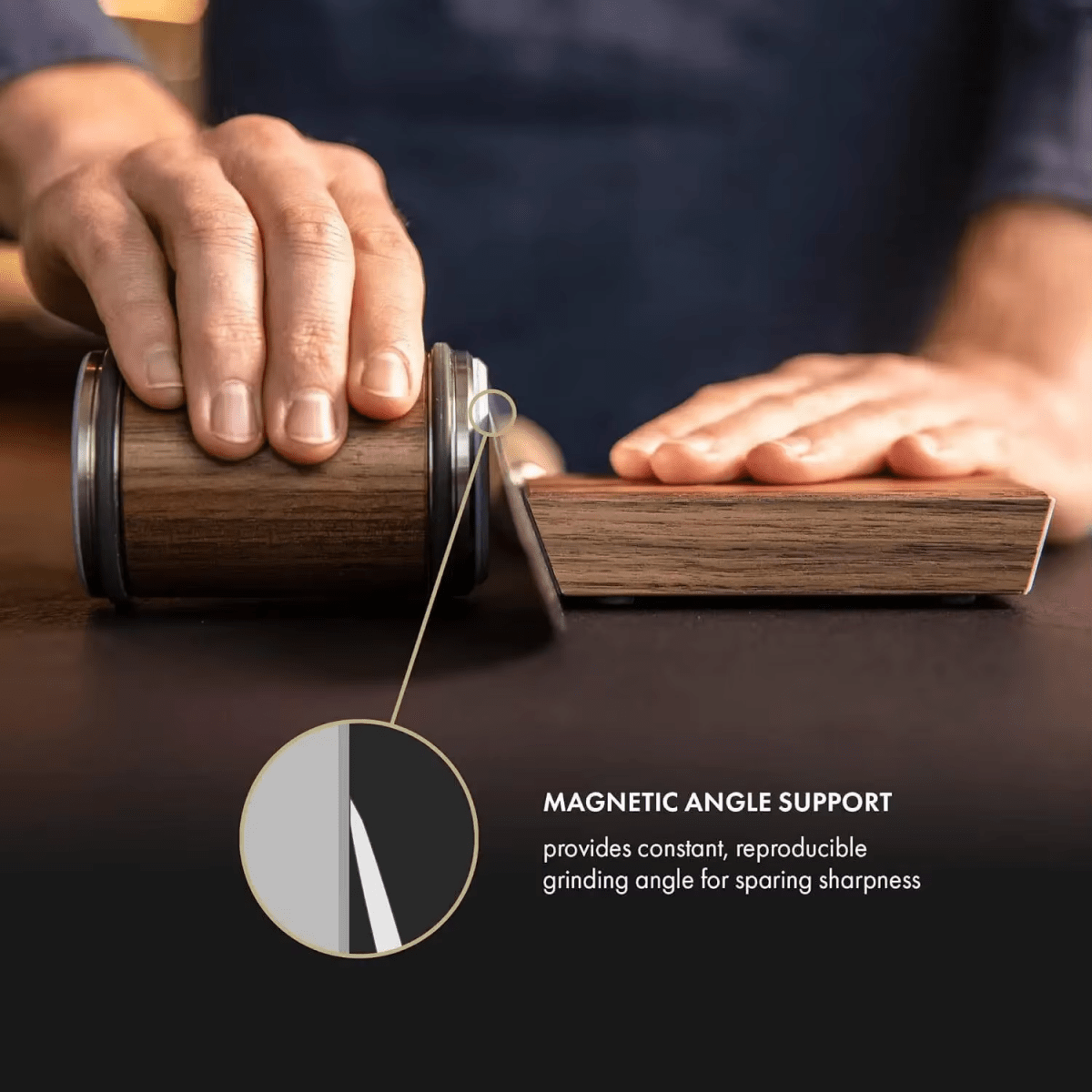 SHARPEDGE – Aiguisoir professionnel avec rouleau diamanté
