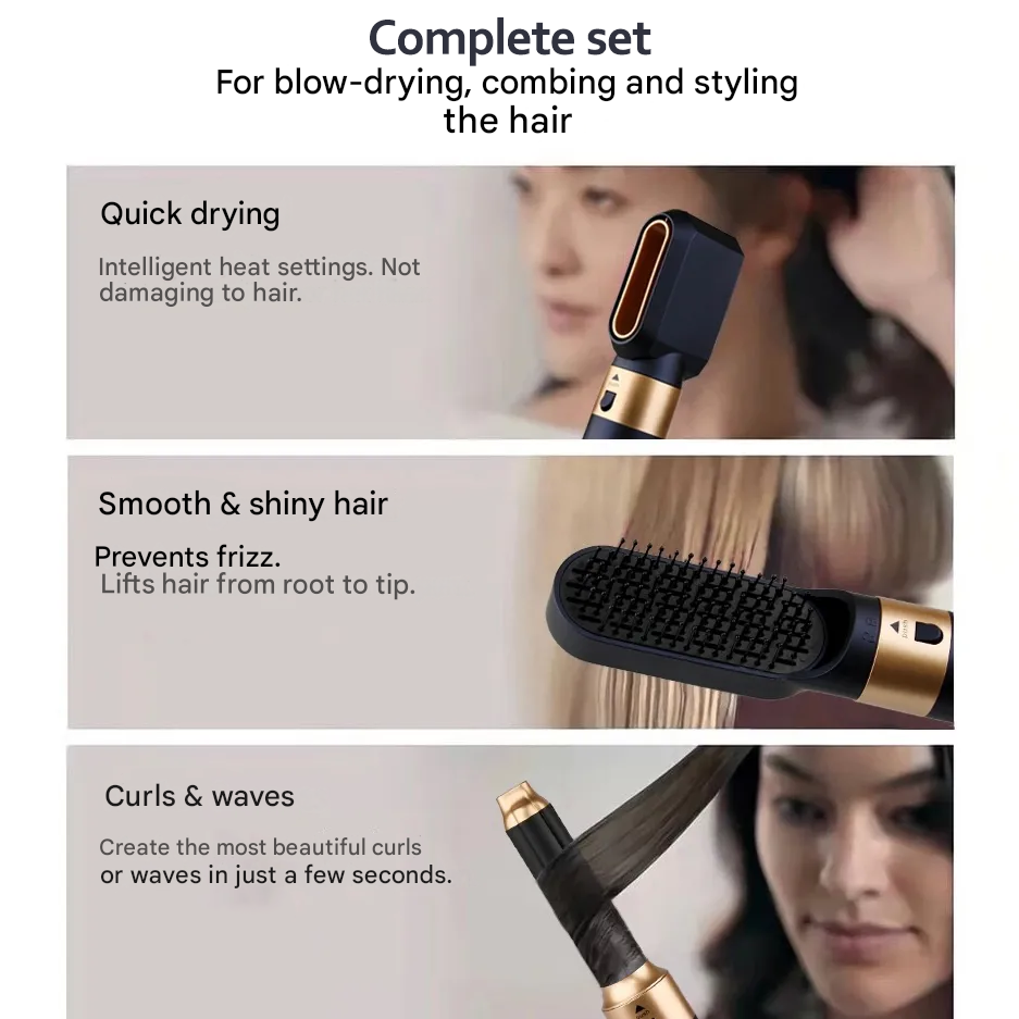 5 en 1 Multi Coiffeur avec Technologie Ionique - AuraStyle