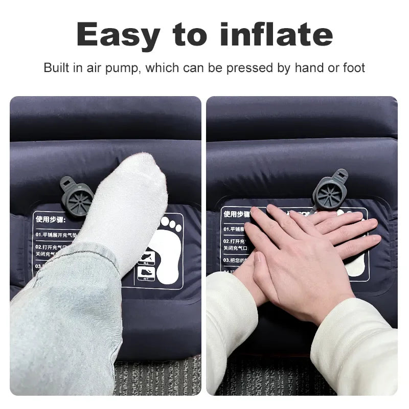 Matelas de camping ultraléger auto-gonflant avec pompe intégrée – Eryx