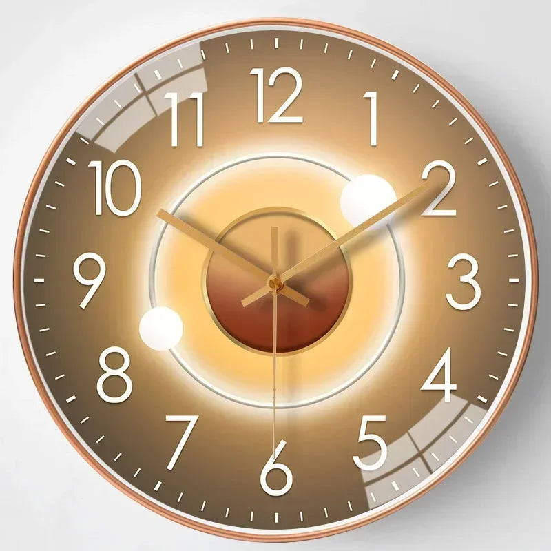 Horloge murale élégante, silencieuse et idéale pour chaque pièce
