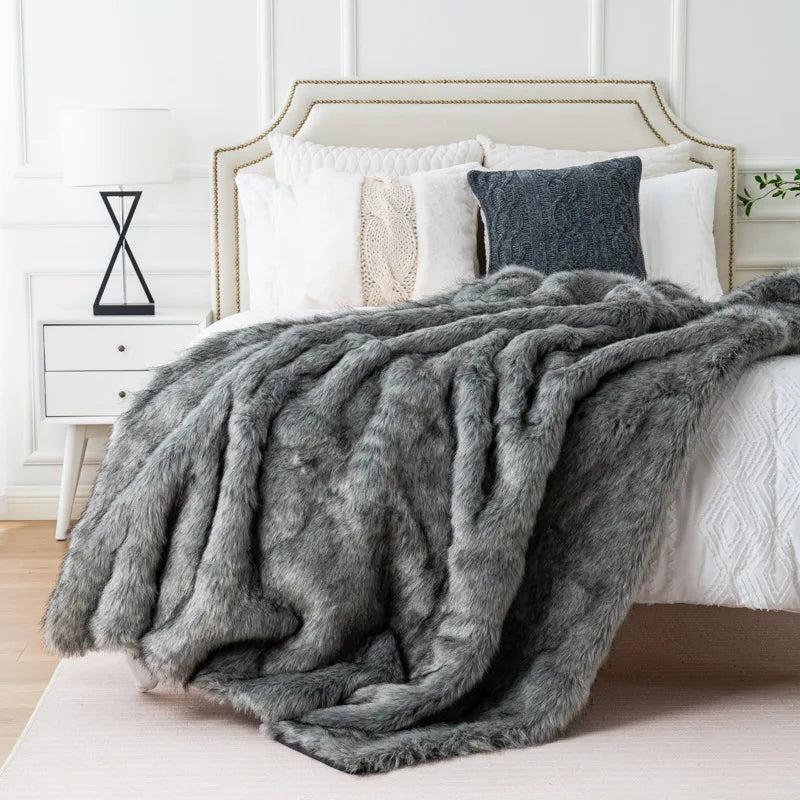 Couverture en fourrure de renard – profitez d'une opulence pure