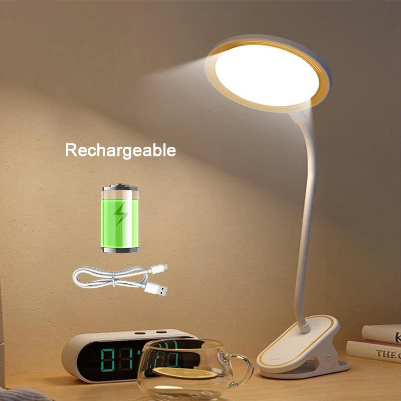 Lunivo Lampe de Table LED Tactile | Avec Batterie & Lumière Naturelle | Température de Couleur 4000K | Design Moderne en Plastique
