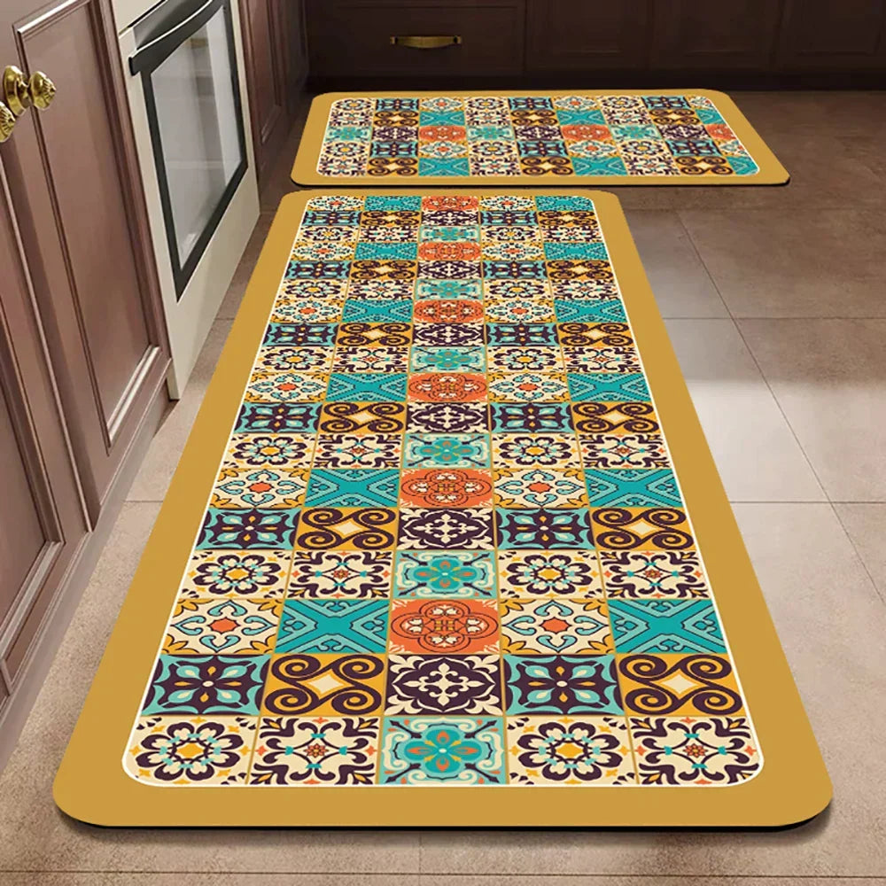 Tapis de Cuisine Antidérapant Premium