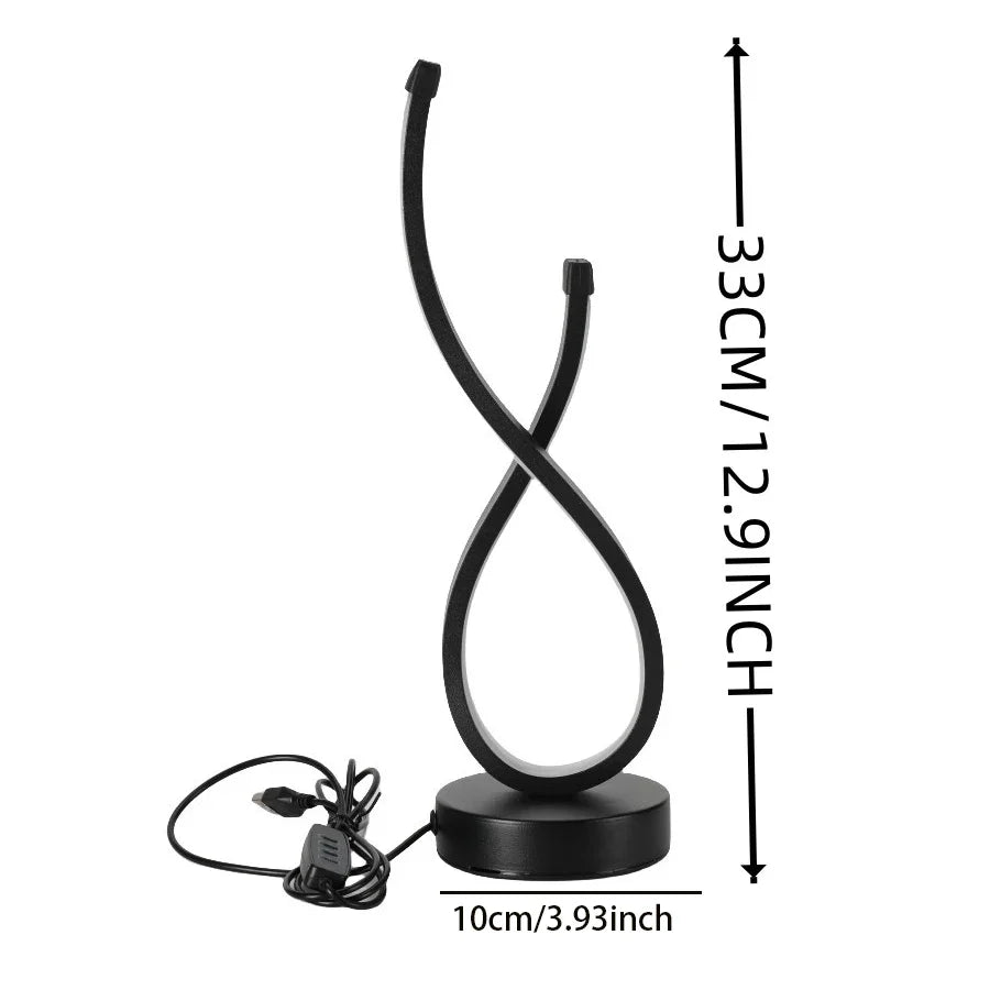 Lampe de table LED Lumoara | Dimmable | 3 couleurs de lumière | Design moderne