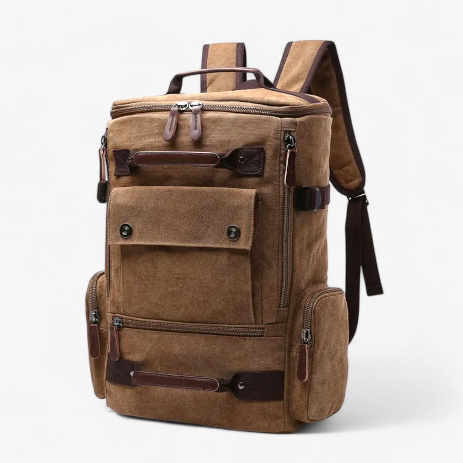 VINTAGECANVAS Sac à dos – Élégant & Fonctionnel avec compartiment pour ordinateur portable pour le quotidien & l'aventure