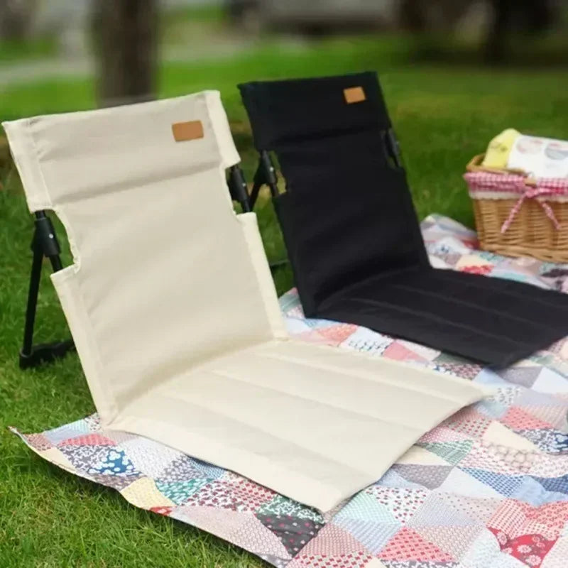 TREKASE Chaise de camping pliante | Ultra légère et résistante aux intempéries | Cadre en aluminium | Rembourrée pour un confort supplémentaire | Montage rapide