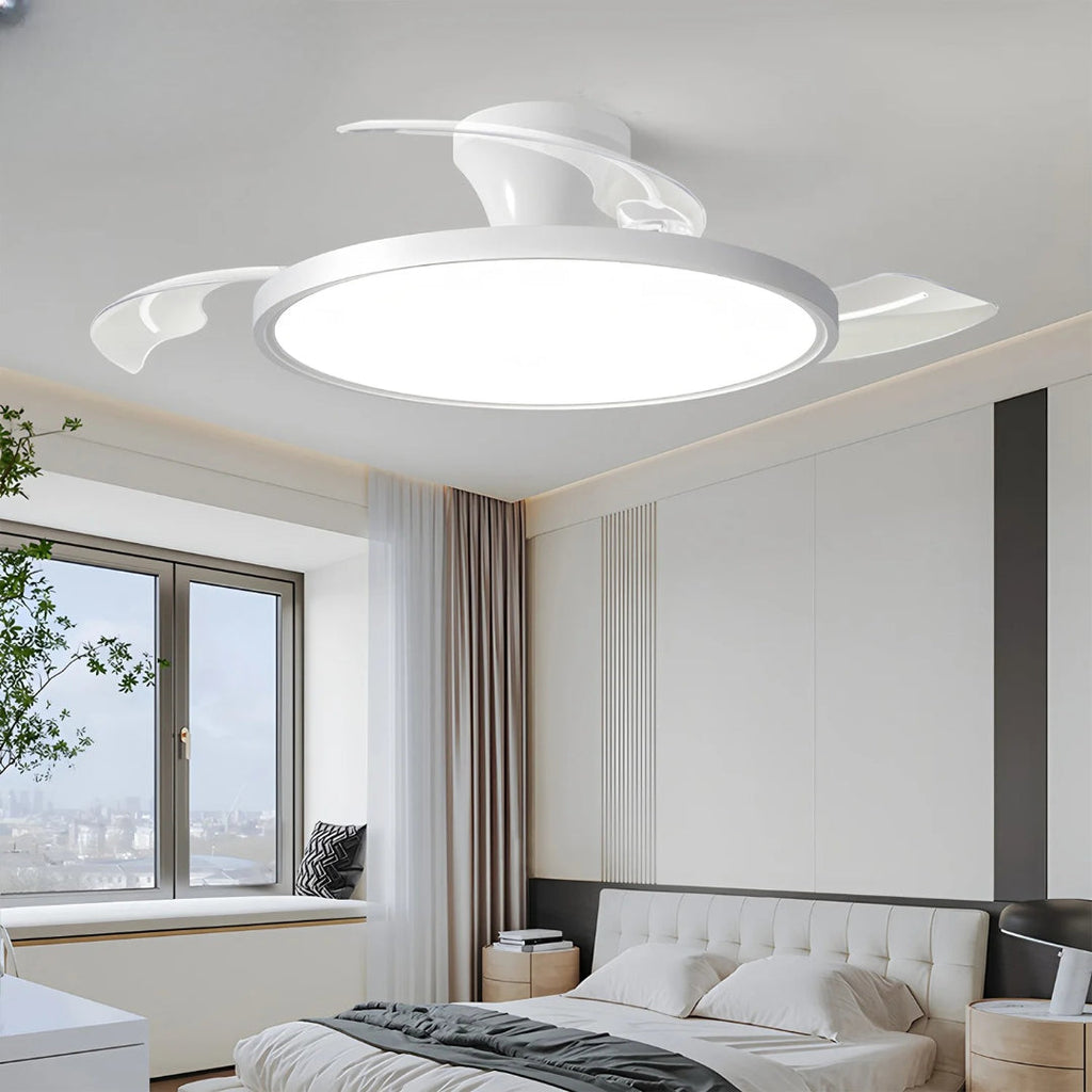 Ventilateur de plafond LED moderne
