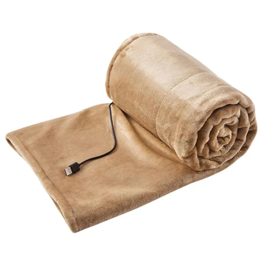 HEATEASE – Couverture chauffante USB portable avec 3 niveaux de chaleur