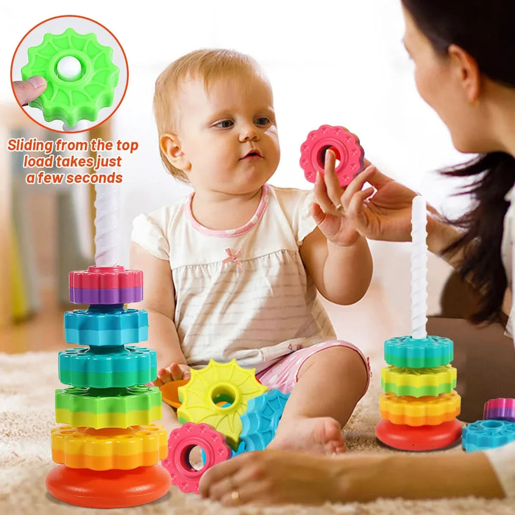 Jouet à empiler pour bébés – Éveil et apprentissage