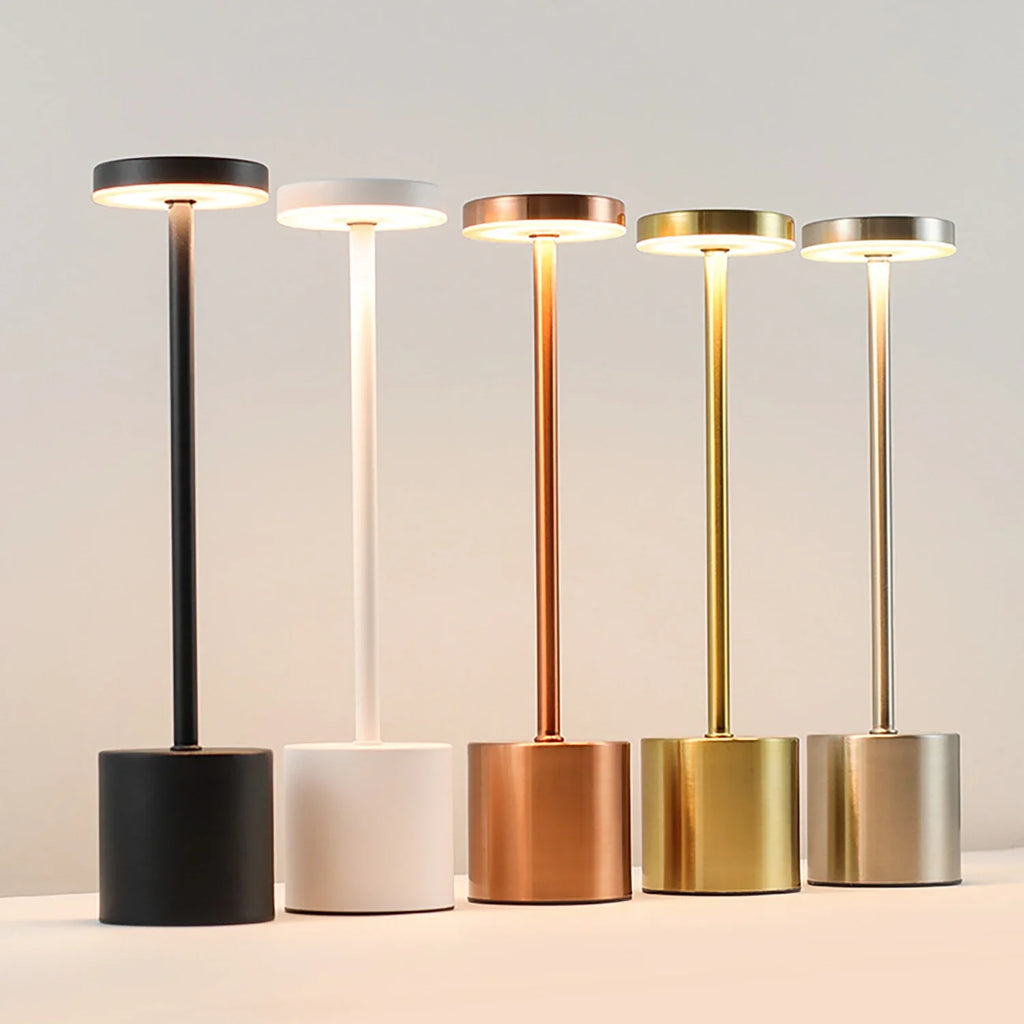 Lampe de table LED rechargeable à toucher