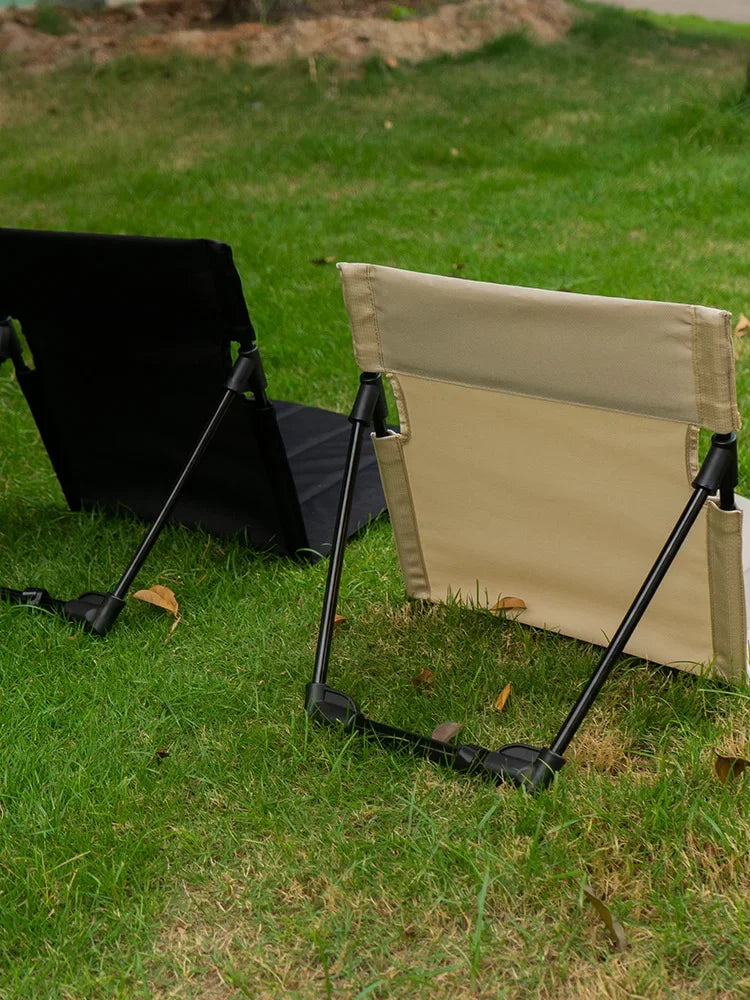 TREKASE Chaise de camping pliante | Ultra légère et résistante aux intempéries | Cadre en aluminium | Rembourrée pour un confort supplémentaire | Montage rapide