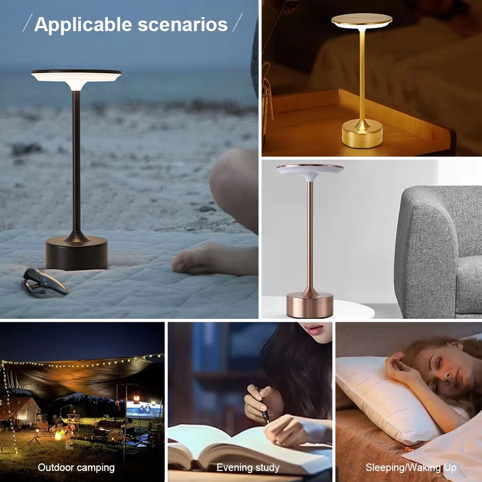 Skanto | Lampe de table LED à capteur tactile rechargeable USB