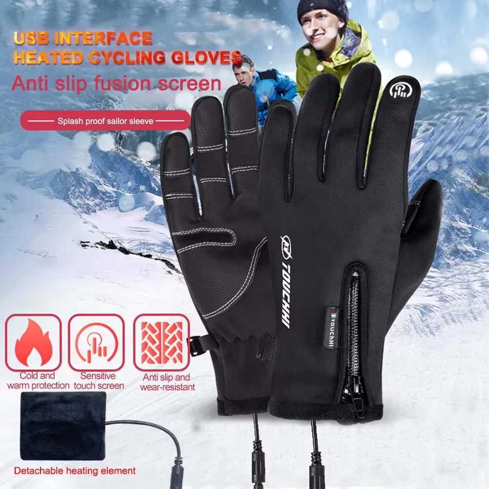 Skanto | Gants Thermiques Chauffants, Cyclisme, Vélo, Gants de Ski