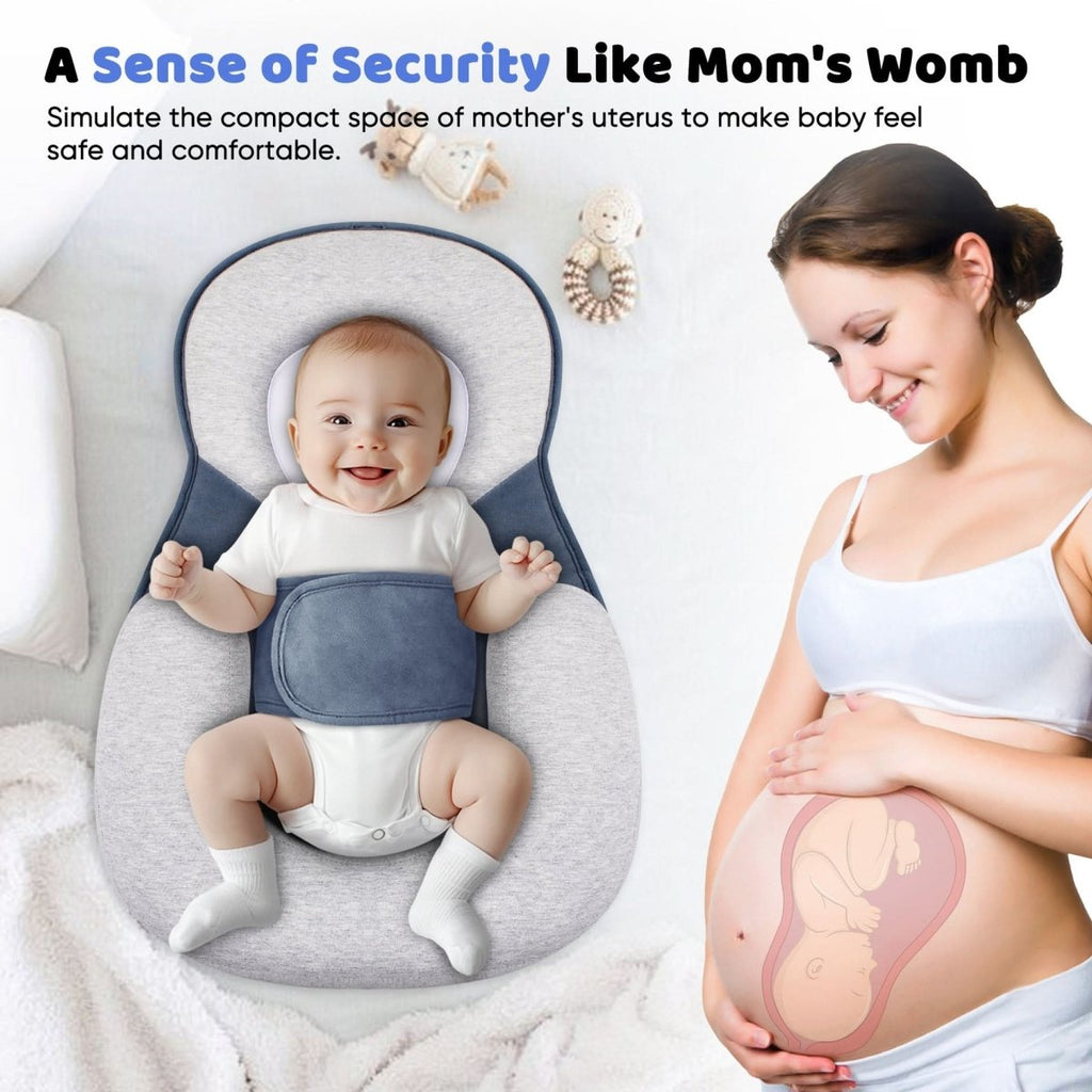 NESTLENAP Coussin pour Bébé – Coussin Ergonomique pour un Sommeil Sûr des Bébés
