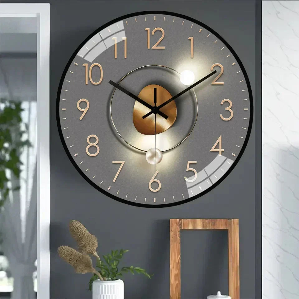 Horloge murale élégante, silencieuse et idéale pour chaque pièce