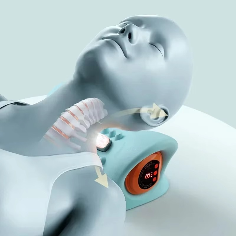 Skanto | Massager Cervical Électrique – Soulagement Intelligent de la Douleur au Cou avec Chaleur & Thérapie par Pulsations