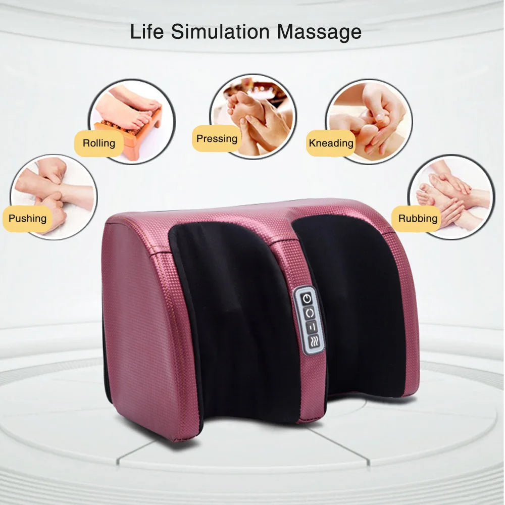 Appareil de massage électrique pour les pieds avec chauffage et thérapie shiatsu - RelaxFoot