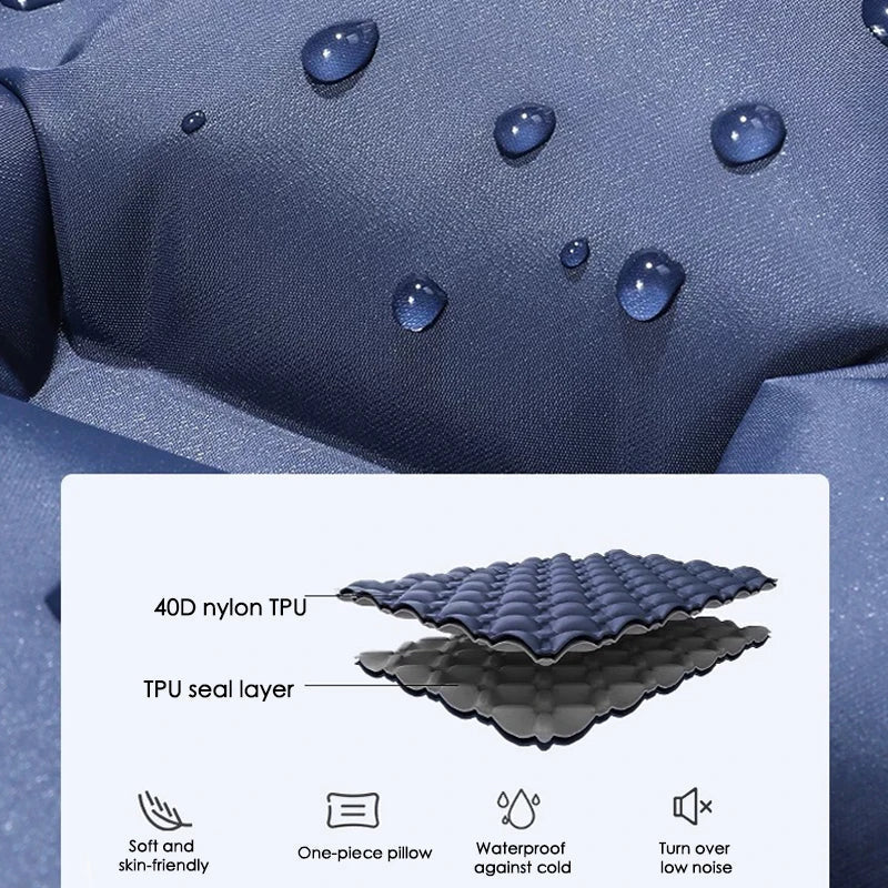 Matelas gonflable double extra-large pour le camping – Kieran