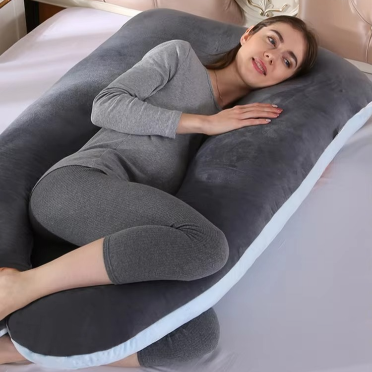 Coussin de soutien de grossesse en U ultra-confort