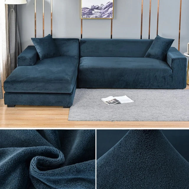 SofaSnug - Housse de canapé élastique en velours qui vous fait économiser de l'argent