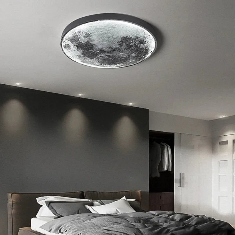Applique murale LED en forme de lune