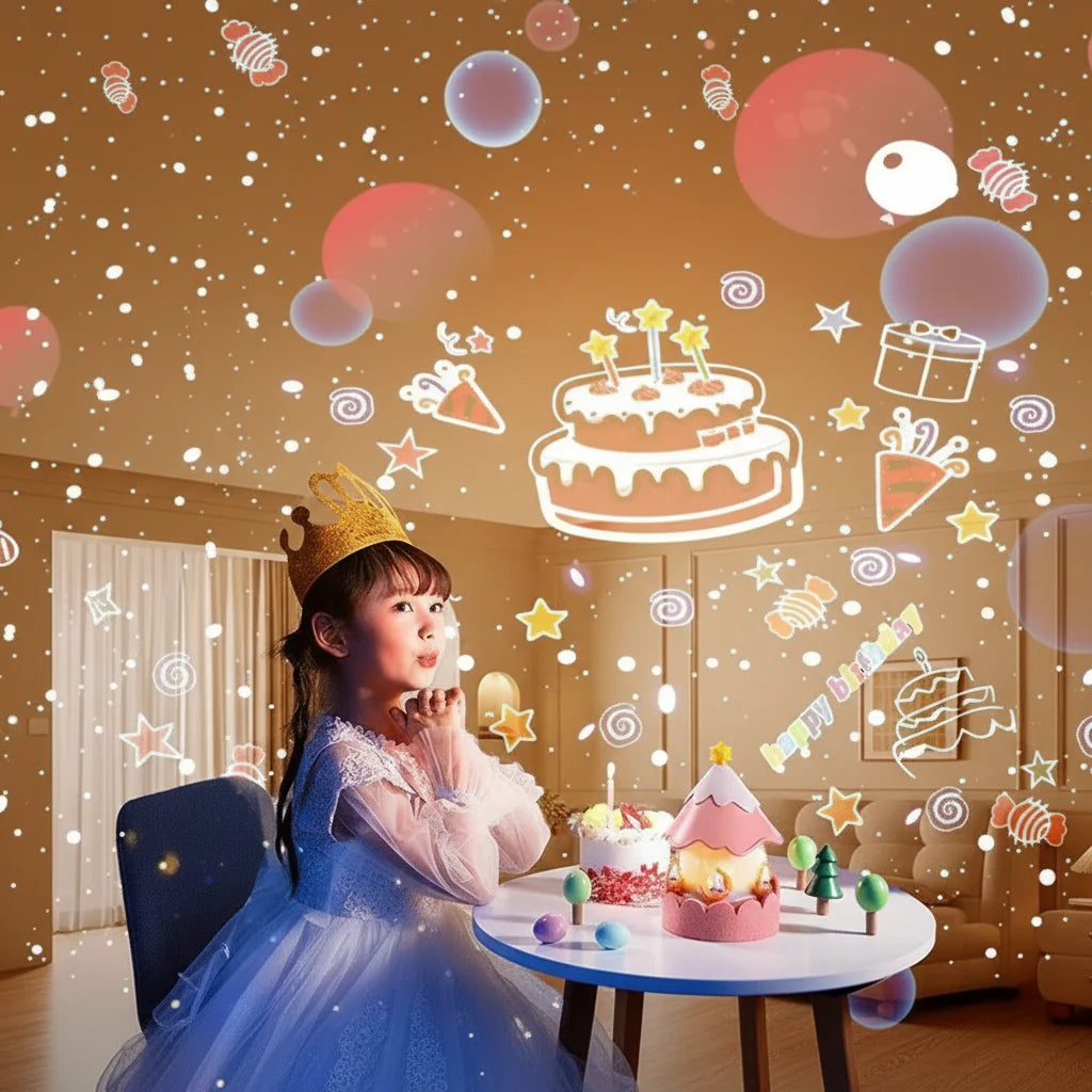 DREAMLIX – Projecteur d'étoiles musical avec 12 thèmes enchanteurs