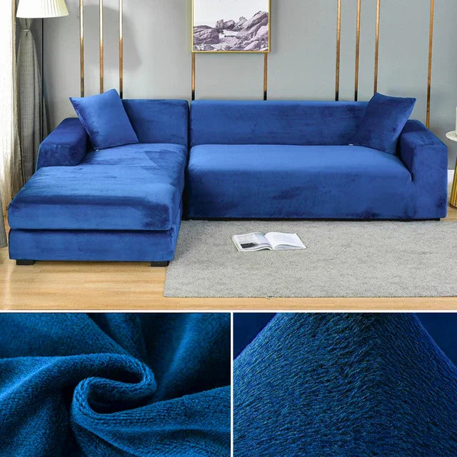 SofaSnug - Housse de canapé élastique en velours qui vous fait économiser de l'argent
