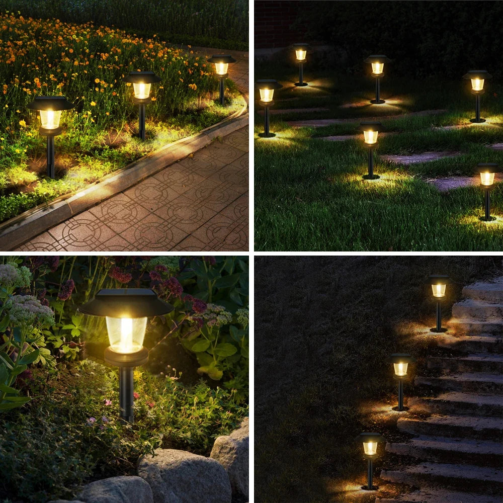 Lampe de jardin solaire décorative
