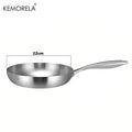 Skanto | Poêle Professionnelle - Acier Inoxydable 304, Poêle & Casserole en Acier 5 couches de 2MM d'épaisseur