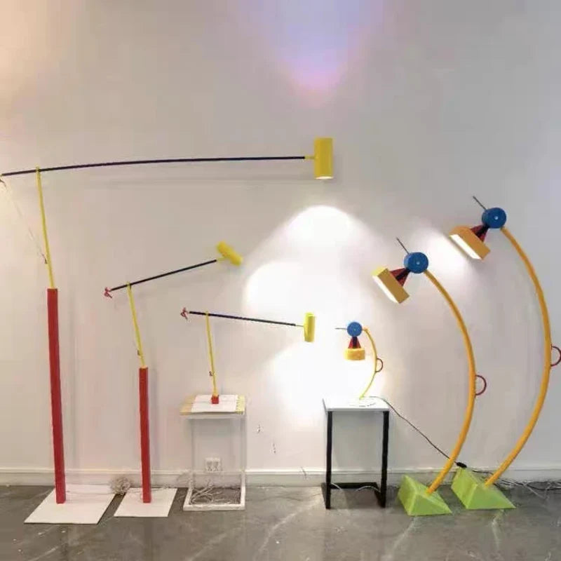 Lampe sur pied nordique réglable