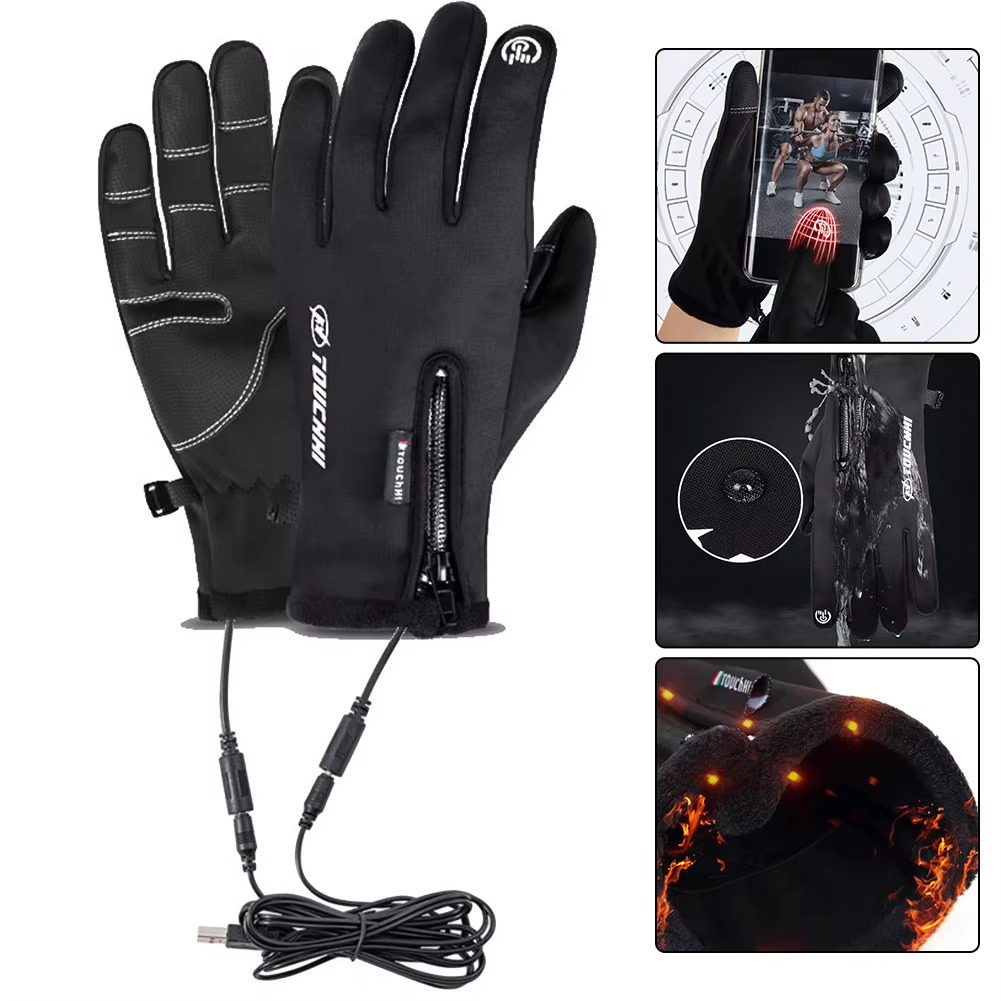 Skanto | Gants Thermiques Chauffants, Cyclisme, Vélo, Gants de Ski