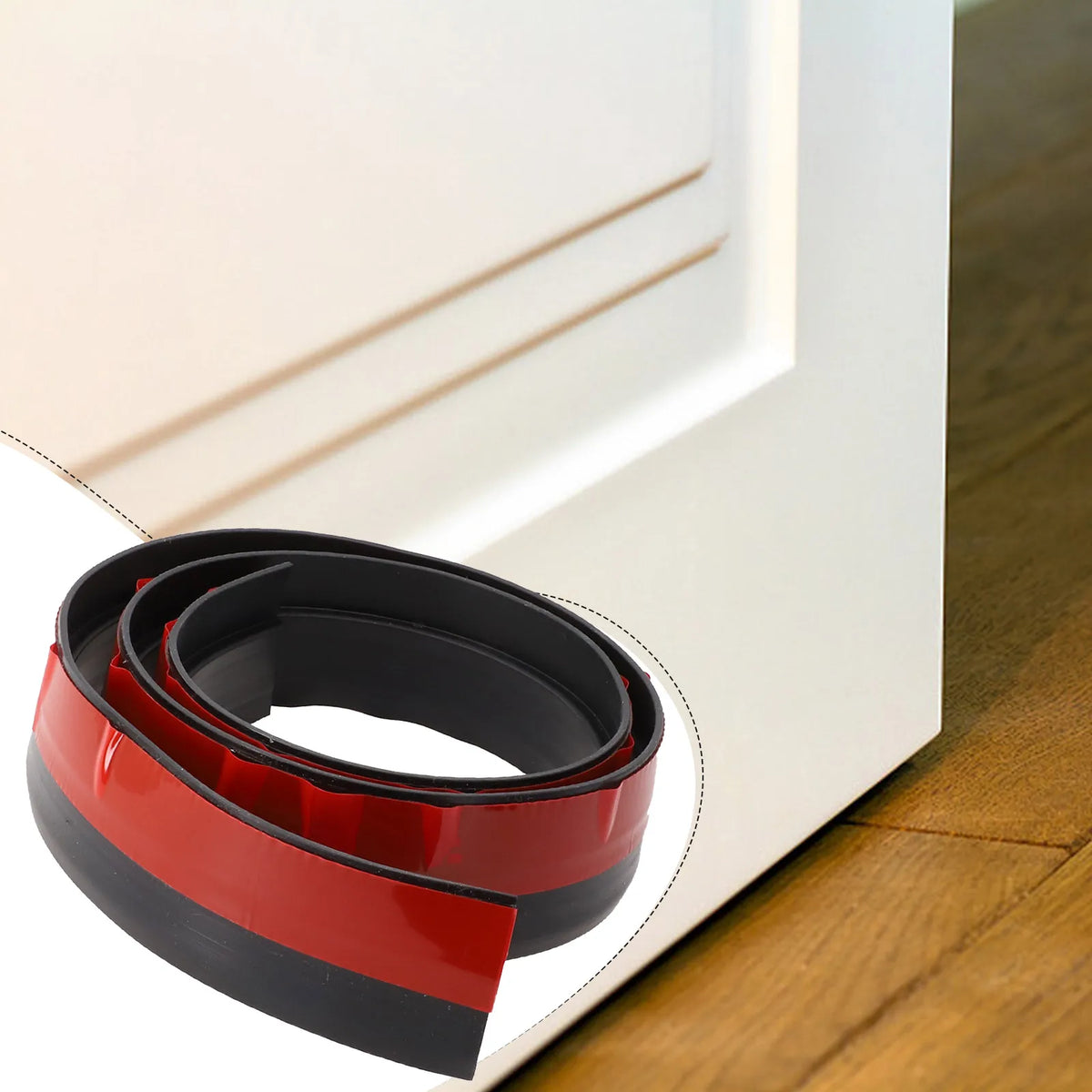 Joint de porte en caoutchouc flexible – Réducteur de bruit de vent de 100 cm, étanche à la poussière et insonorisant – Butée de porte anti-collision