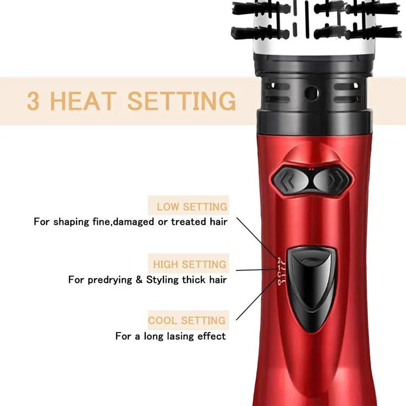 HairGlam™ - Brosse rotative 3 en 1, Styler et Sèche-cheveux (Achetez maintenant !)