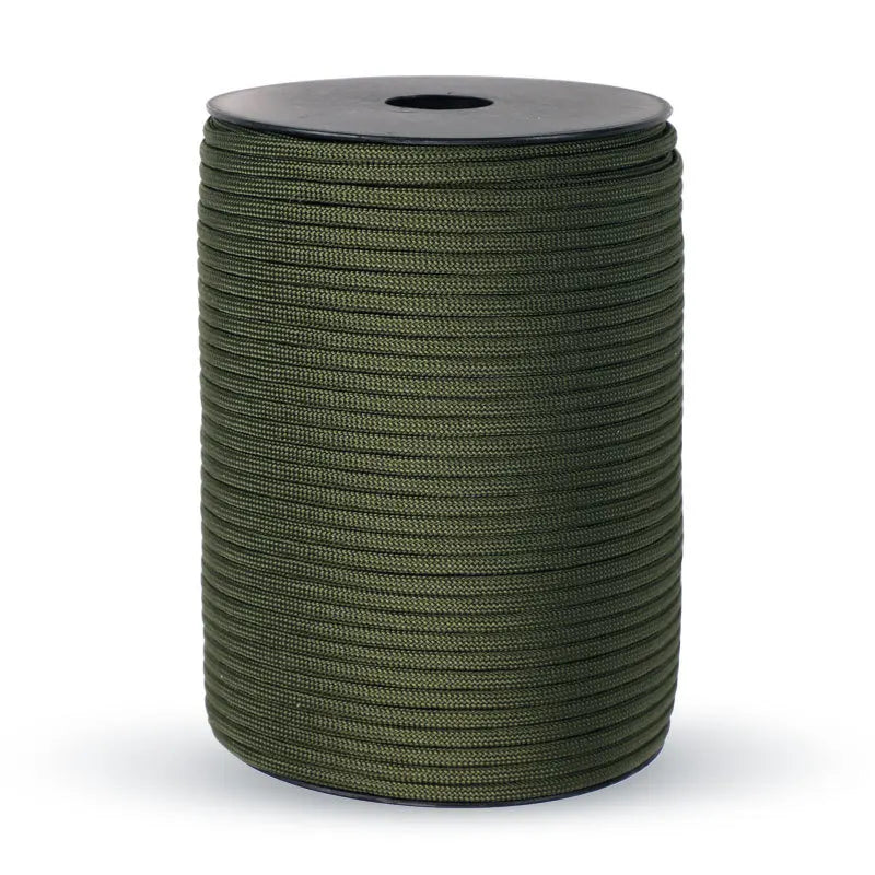 Skanto | Paracorde 550 Standard Militaire : 100m 4mm Équipement de survie extérieur pour parachute, tente, lanière, ceinture - corde à 9 brins pour le camping et les situations d'urgence