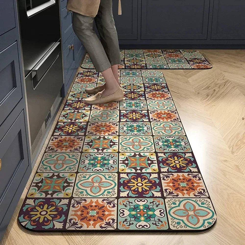 Tapis de Cuisine Antidérapant Premium